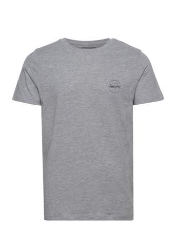 Jwharthur Chest Tee Ss Crew Neck Grey Jack & J S