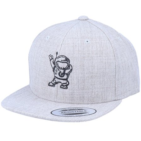 Kiddo Cap - Grey snapback Czapka Z Daszkiem - Kids Space Pose Heather Grey Snapback @ Hatstore