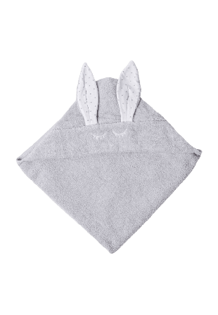 Livly Handduk 68 cm - BUNNY Accessoarer Unisex Grå ONESIZE