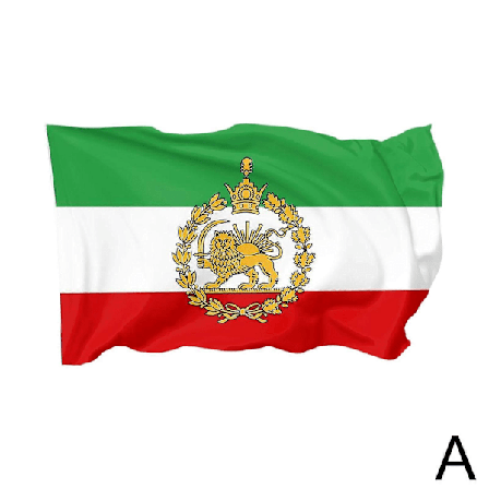Persien Iran Løve 90*150cm Flag med ærme Persisk Iransk Flag-Sha