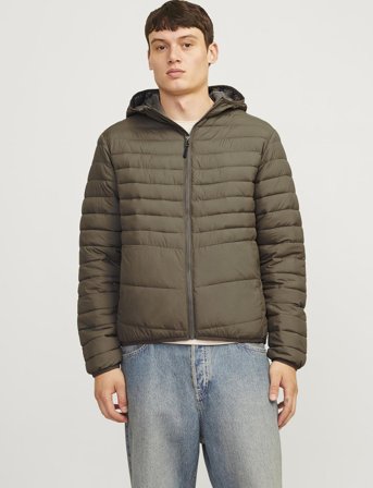 Jack & Jones Jjestate Packable Puffer Hood Noos - Green - M