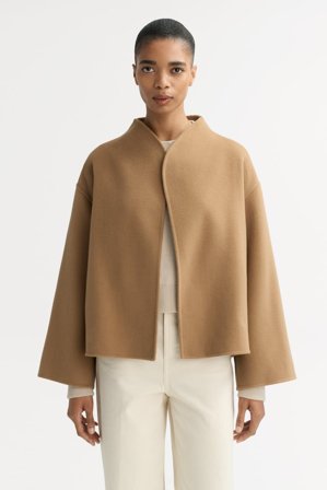 Soft Goat - Short jacket - Cashmere jacket - S - Camel