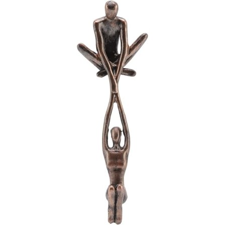 Resin elskere Skulptur ornament kreativ mann løfter kvinne dans