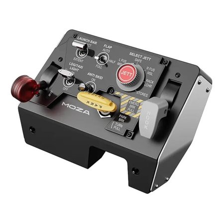 Moza MTLP flysimulator-landingspanel med 25 programmerbare kontroller
