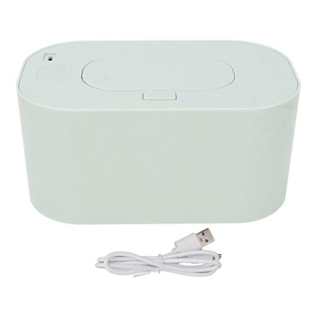 Baby Våtserviettvarmer Termostat Temperatur USB Bærbar Bleie Våtserviettvarmer for Utendørs Bruk YMMR)