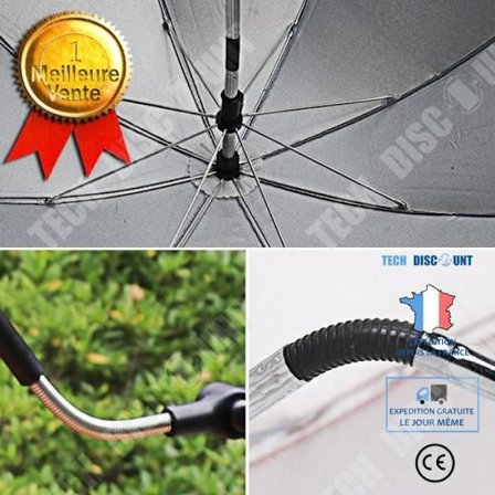 Paraply - TD - Sol - Anti-UV - Vindskydd - 63x51cm - Bebis Blå