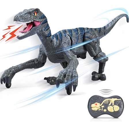 Fjernstyrte dinosaurleker for barn, 2.4G elektronisk RC
