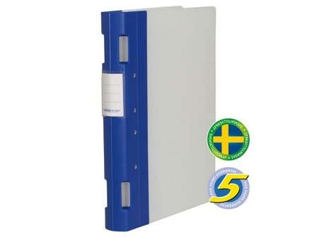 KEBA Gaffelpärm Ergo A4 40mm blå/neutral - Lyreco - Kontorsmaterial - Pärmar och register - Gaffelpärmar i plast