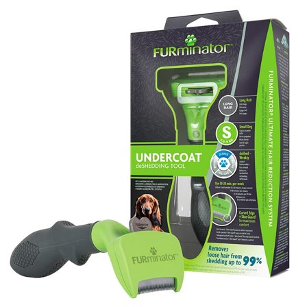 FURminator Deshedding Børste Til Små Hunde Langt Pels, Tøj & Bolig, Tilbehør Til Kæledyr, Hundebørster