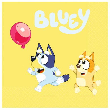 Bluey Servett 16-pack - Kalaslagret.se