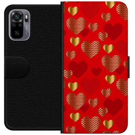 Yhteensopiva Lompakkokotelo Xiaomi Xiaomi Redmi Note 10S GoldenHearts