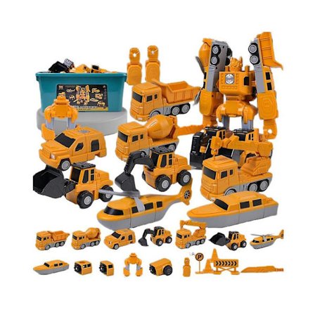 Magneettiset Muuntautuvat Tekniset Autot Koottavat Lelut [DmS]