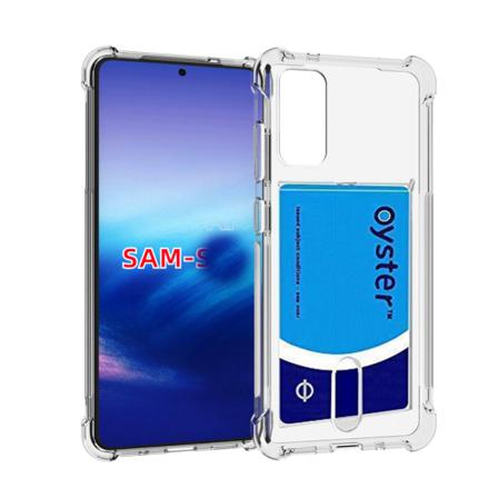 Skyddande Skal med Kortfack - Samsung Galaxy A13 4G Transparent