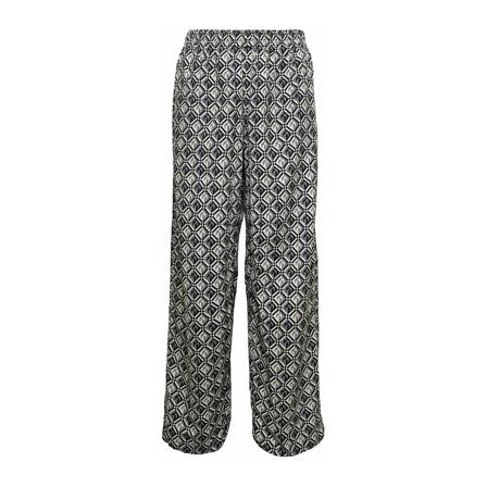 Marine Serre, Wide Trousers Zwart, Heren, Maat:S