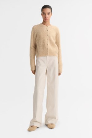 Soft Goat - Alpaca cardigan - Women cashmere sweater - XS - Light Camel