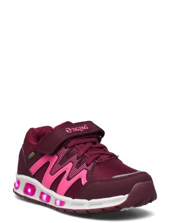 Kirtu Kids Shoe W/Lights Wp Red ZigZag