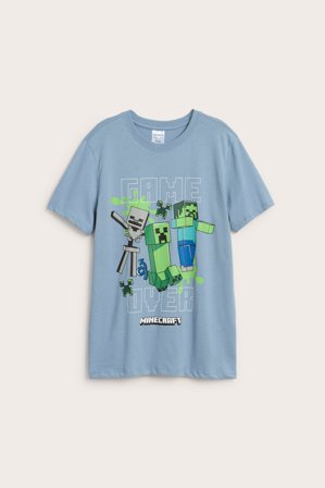 Kappahl | T-shirt Minecraft | Blå