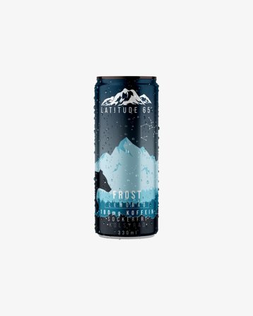 24 x Latitude 65 Energidryck - 330 ml - Frost - Lemonade - Energidryck, Kosttillskott, Drycker, Energidryck