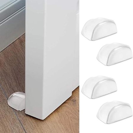 Selvklæbende Dørstopper Ingen Behov For At Bore Gennemsigtig Dørholder Dørstop