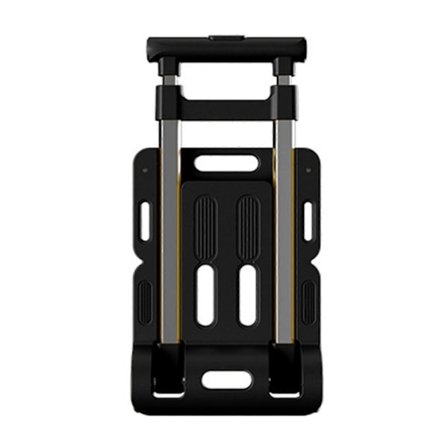 Hopfällbar pirra med hjul, 50 kg lastkapacitet, rostfri, korrosionsbeständig, hopfällbar vagn, portabel dolly, bagagevagn (FMY)