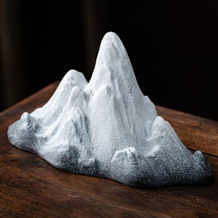 Vuoristopuutarhaveistos keraaminen hahmo A A