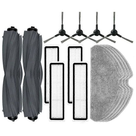 För D9 Max Gen 2, D10s Pro, D10s Robotdammsugare Tillbehör Huvudborste Filter Moppduk Ersättningsdelar