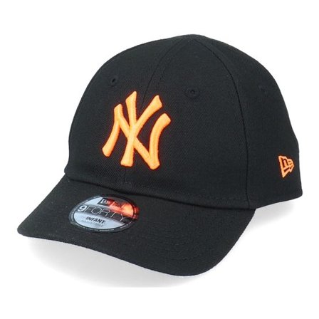 New Era - MLB Svart adjustable Keps - Kids New York Yankees Infant Neon Pack 9FORTY Black/Neon Orange Adjustable @ Hatstore