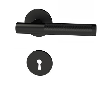 Habo 31161 Dørhåndtag sort, Dør- & vinduesbeslag