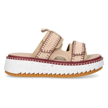 Chloé, Sandalen Lilli Veloursleder Beige, Dames, Maat:37 EU