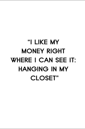 Malerifabrikken - Plakat I Like my money - Grå - Posters - Fra Homeroom