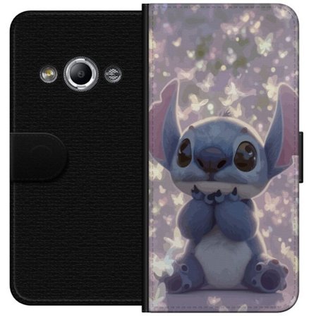 Kompatibelt Lommeboketui til Samsung Galaxy Xcover 3 Stitch søt kawaii sommerfugler lys magisk Disney