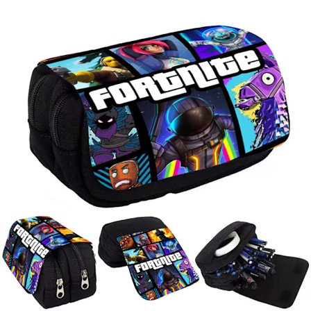 F-ortnite Penal Skole Penalhus Stor Kapasitet Penalhus Tilbehør Kosmetikkvesker[qb] B