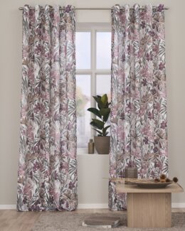 Sejlringslængder Ruby med trykt blomstermotiv 2-pak Hvid