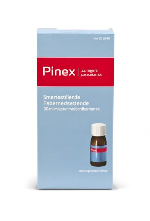 Pinex 24 mg/ml mikstur 0-7 år 60 ml