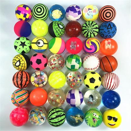 45mm sprettballer for festposer (tilfeldig stil), loddtrekninger, barnebursdager