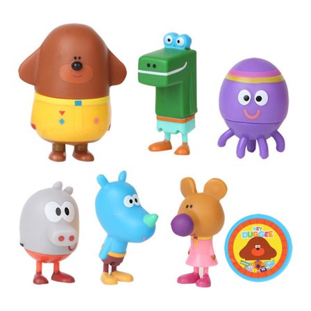 6 Hey Duggee Actionfigurer Legetøjssæt[GL]