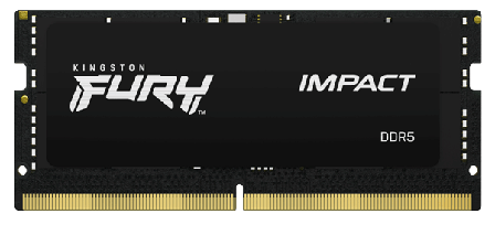Kingston FURY Impact - DDR5 - sett - 32 GB: 2 x 16 GB - SO DIMM 262-pin - 6400 MHz / PC5-51200