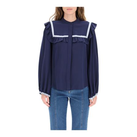 Chloé Shirts Blå, Dame Skjorter