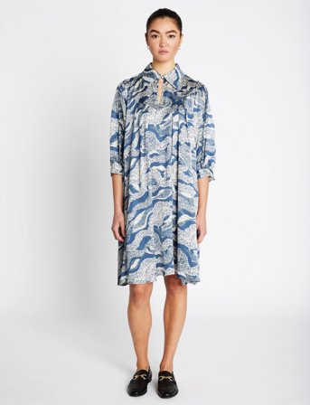 Bruuns Bazaar Floretbbtamia Dress - Blue - 42