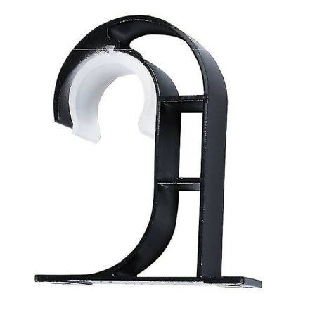 2 kpl seinäasennusverhokiskon teline Verhokiskon teline Kattoasennustelina Sinkkiseos Riippuva teline Makuuhuoneeseen