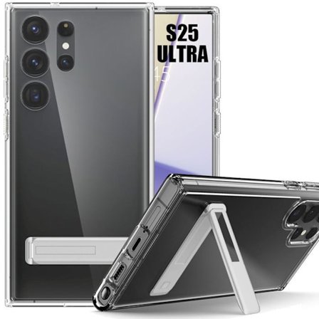 Coque för Samsung Galaxy S25 Ultra - Transparent - Stöttålig Skyddssilikon - BOOLING