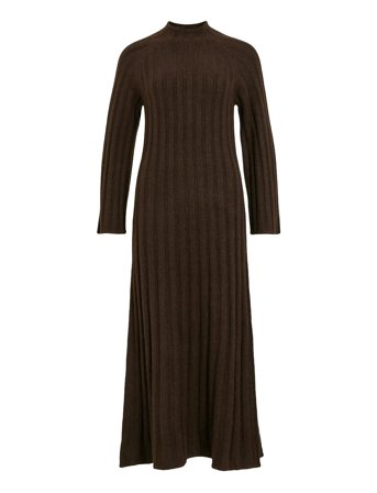 Vila | Vicleo Highneck L/S Ankle Knit Dress | L