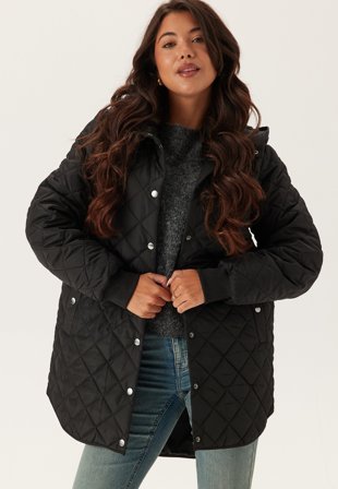 VILA - Vitate L/S Hooded Jacket - Black Beauty