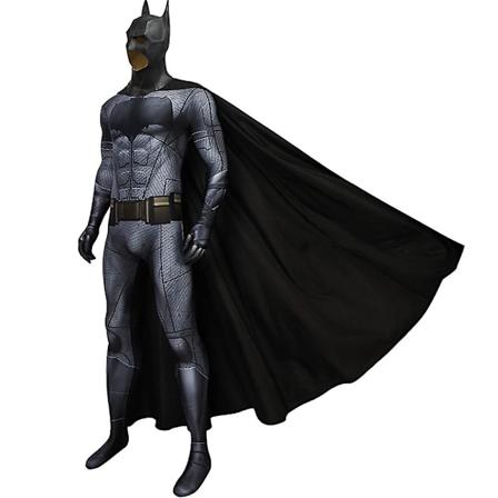 Bruce Wayne Cosplay-asu Batman-puku The Dark Knight Samaiset Pukumme Halloween Joulu Show Anime Peli Roolipeli Black S