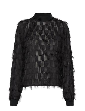 Yasdio Ls Top T-shirts & Tops Long-sleeved Svart YAS*Betinget Tilbud