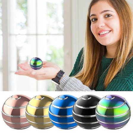 Kinetisk Spinner Leke Illusionsmetallkule Fingertupp Gyroskop Spinnende Barn Voksne Stressavlastning Fidgets (FMY)
