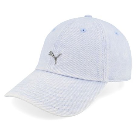Puma - Blå unconstructed Keps - Wardrobe Essential Metal Blue Dad Cap @ Hatstore
