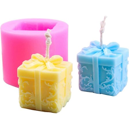 3D Julelysform - DIY Juletrær, Hjorter, Julenissen i Silikon