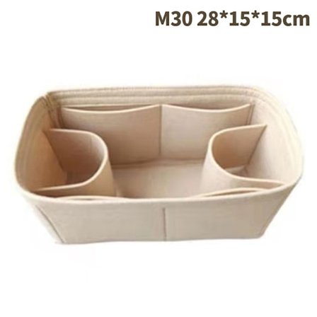 Väskorganisatör Filt Tyg Insats 25 30 35 Smink Handväska