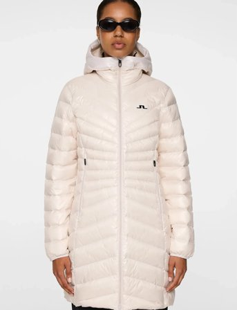 J. Lindeberg Lara Light Down Parka - Cream - M
